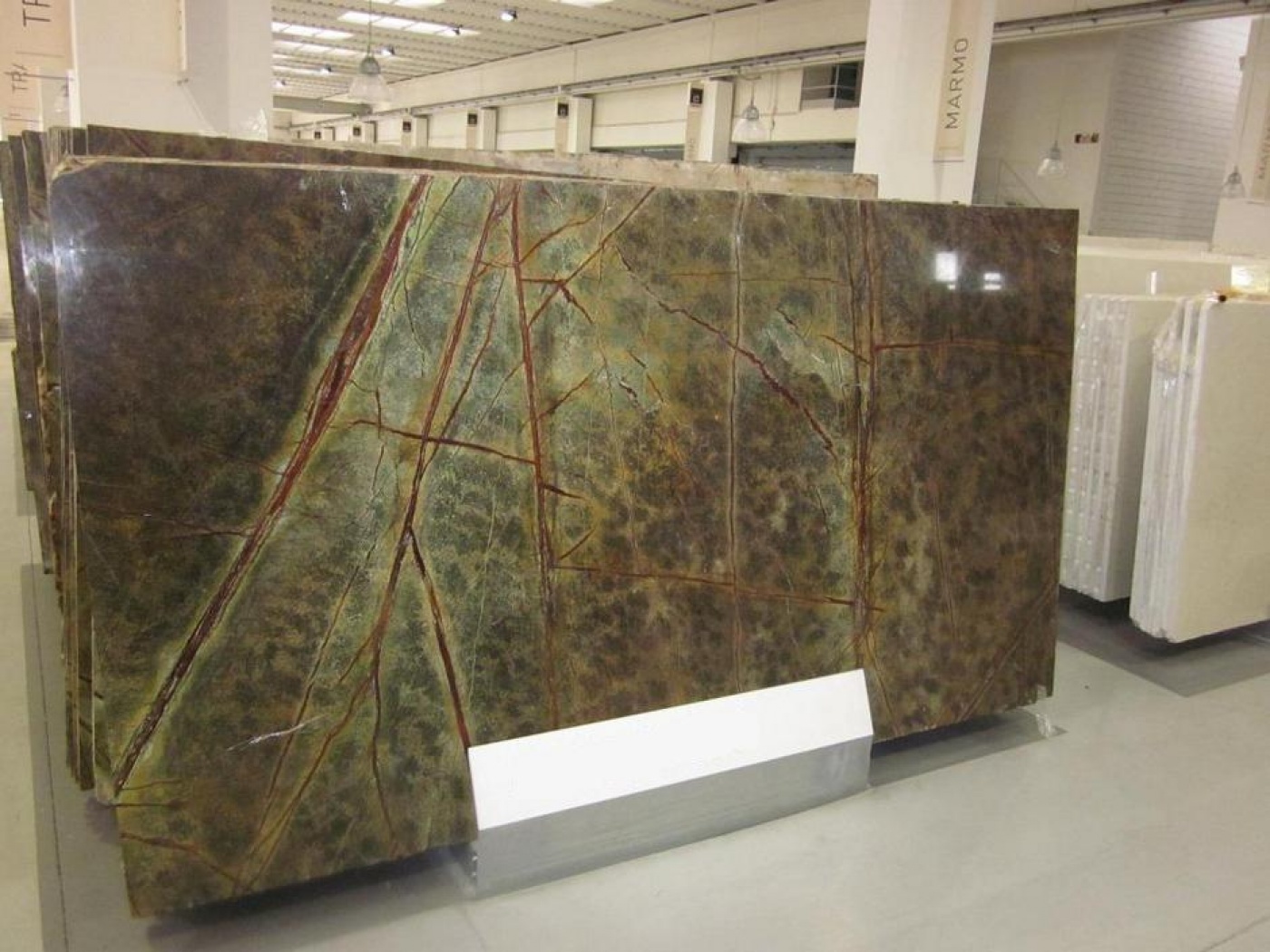 Marble Rain Forest Green
