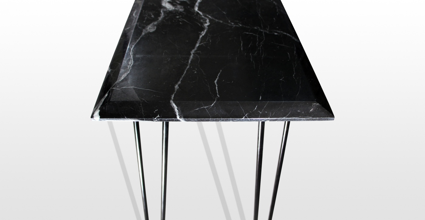 Granite Mabel: console en marbre noir