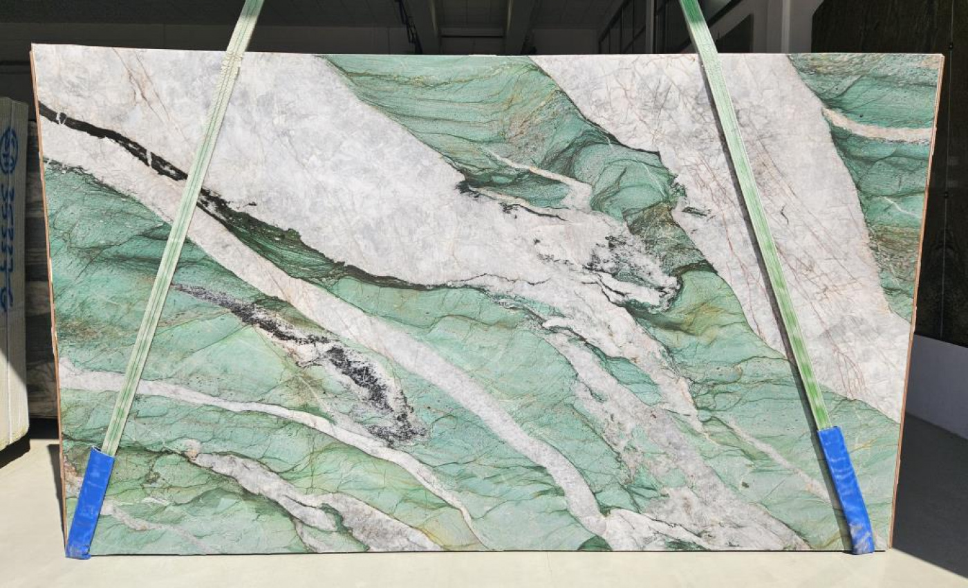 Marble tranche de patagonia green, veinage spectaculaire