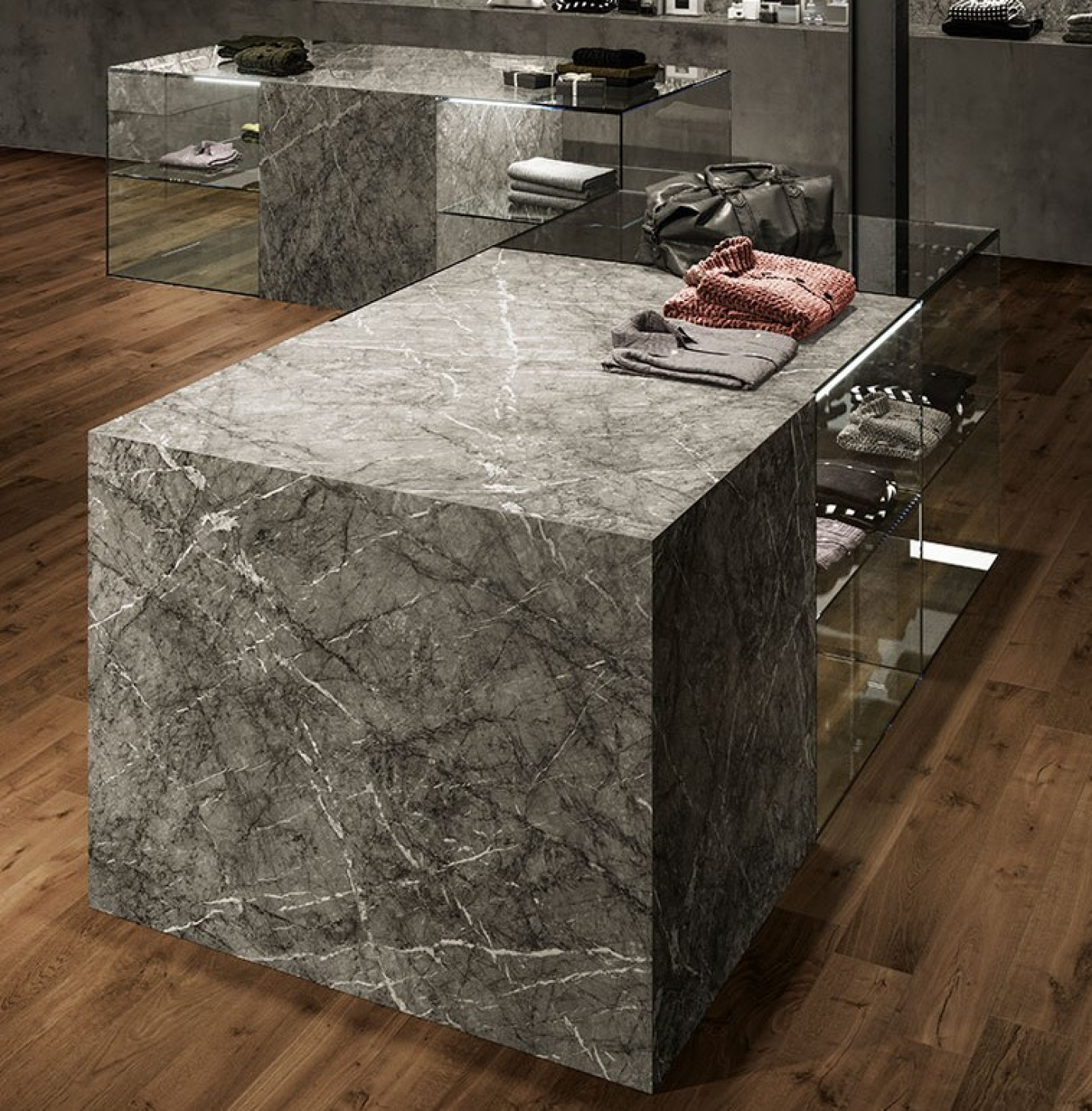 Composite Marbres Ciment Terrazzo Granito Céramique Grise 