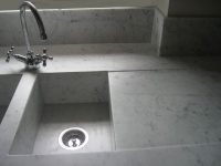 Bianco Carrara Kitchentop